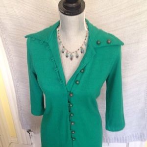 Green vintage dress